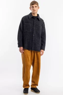 Overshirt Bio Wollmischung - Anthrazit