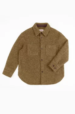 Overshirt Bio Wollmischung - Braun
