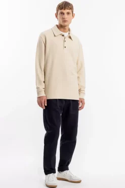 Polo Jersey Bio Baumwolle - Creme
