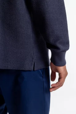 Polo Jersey Bio Baumwolle - Dunkelblau
