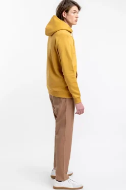 Retro Logo Hoodie Senfgelb