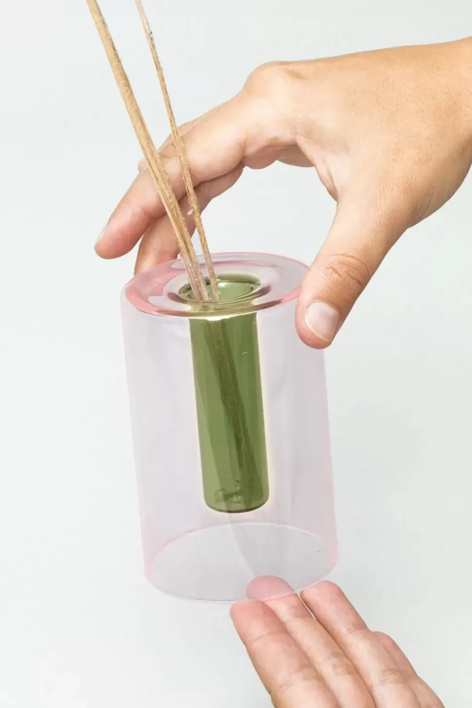 Reversible Glass Vase