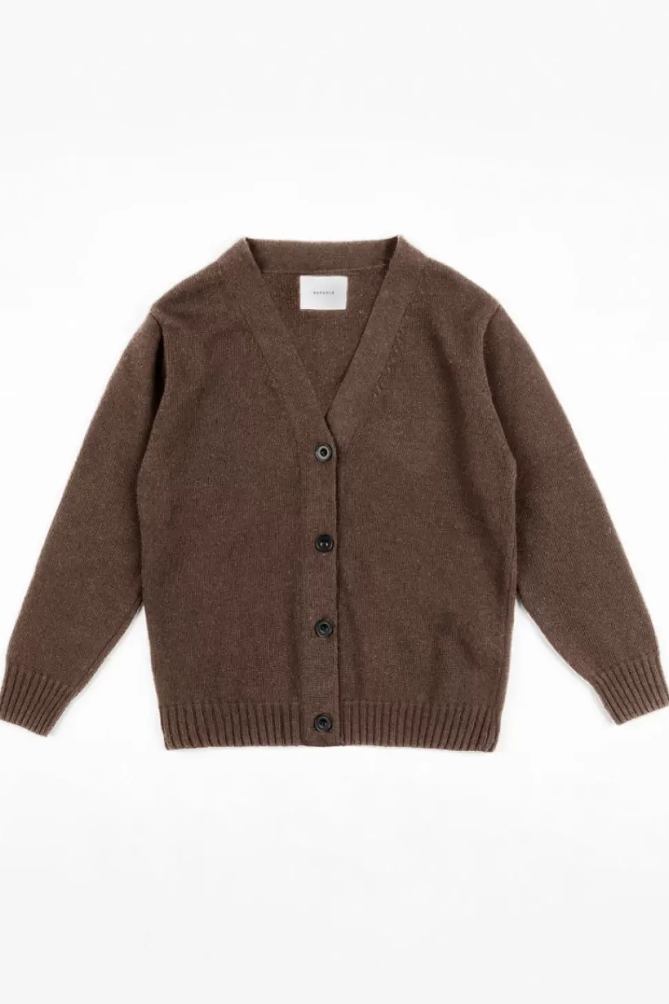 Strick Cardigan Wollmischung - Braun