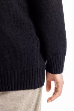 Strick Cardigan Wollmischung - Schwarz