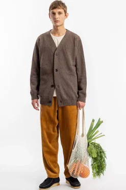 Strick Cardigan Wollmischung - Braun