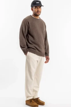 Strickpullover Wollmischung - Braun