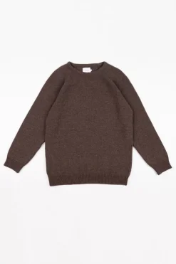 Strickpullover Wollmischung - Braun