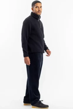 Strick Troyer Wollmischung - Schwarz