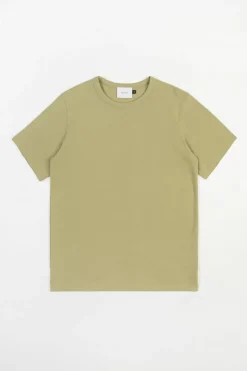 Strukturiertes T-Shirt Bio Baumwolle - Grun