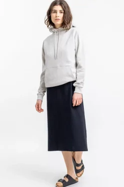 T-Shirt Kleid Aus Bio-Baumwolle Schwarz