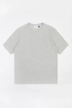 Waffel T-Shirt Bio-Baumwolle - Grau