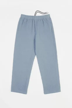 Weite Hose Waffle Cotton - Hellblau