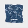 Willkommen Bandana Bio Baumwolle Blau