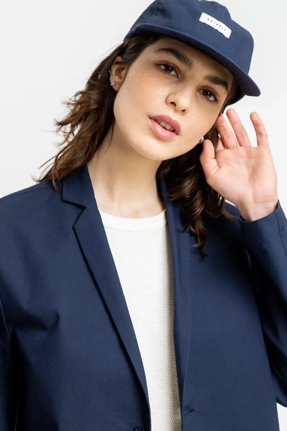 Workwear Blazer Aus Bio Ripstop Blau