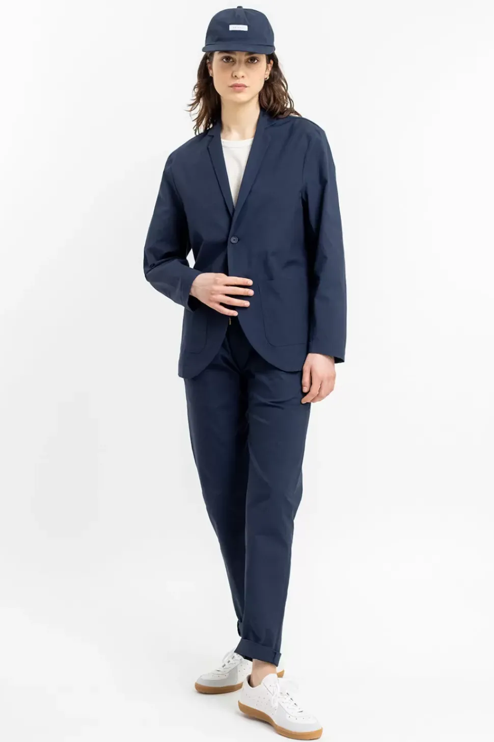 Workwear Blazer Aus Bio Ripstop Blau