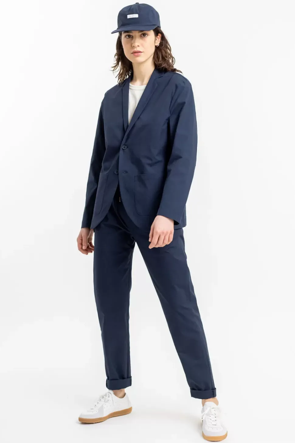 Workwear Blazer Aus Bio Ripstop Blau