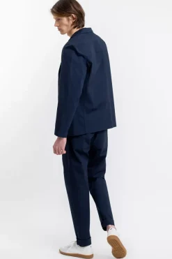 Workwear Blazer Aus Bio Ripstop Blau
