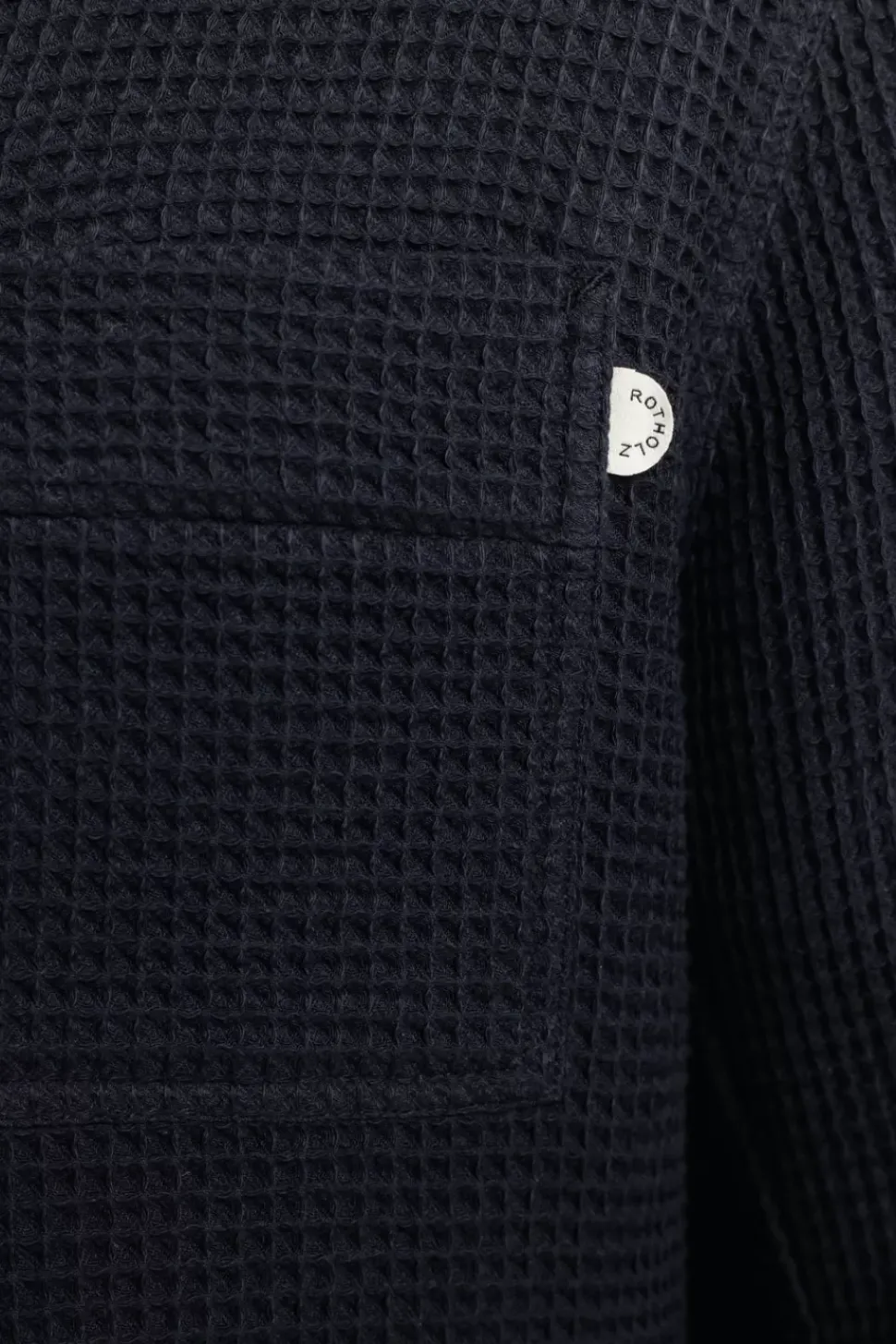 Workwear Jacke Waffle Cotton - Schwarz